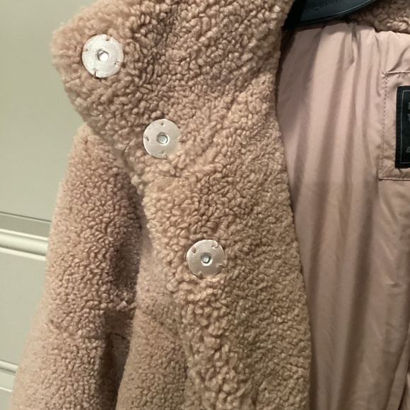 Levi's Quilted Faux Fur Short Teddy Jacket, size M - Picture 9 of 16